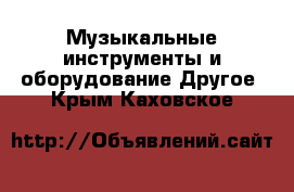 Музыкальные инструменты и оборудование Другое. Крым,Каховское